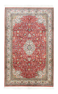 Silk Rug - Kashmir Silk - 159 x 100 cm - red