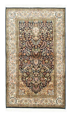 Silk Rug - Kashmir Silk - 156 x 95 cm - blue
