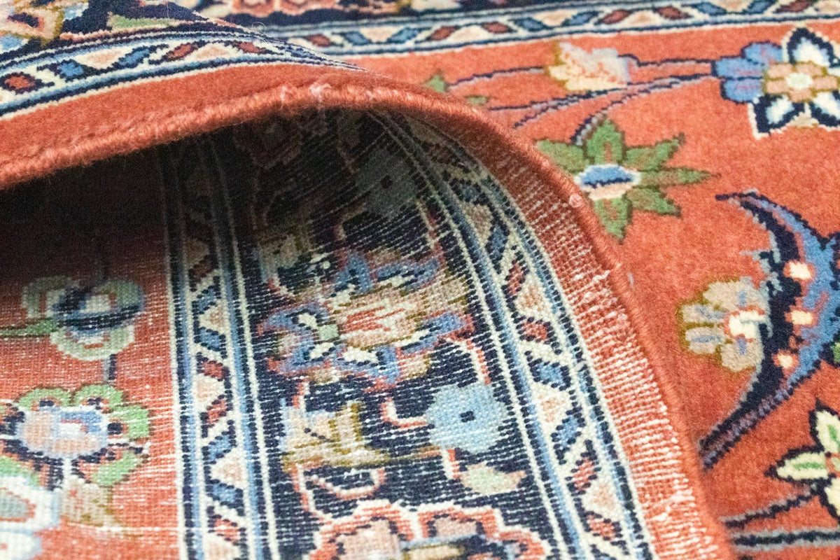 Runner Perser Rug - Tabriz - 288 x 95 cm - rust