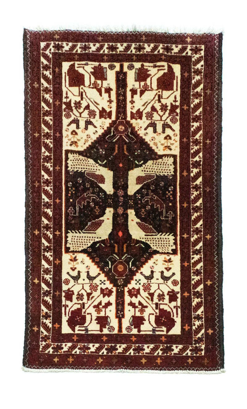 Runner Belutsch Rug - 183 x 95 cm - beige