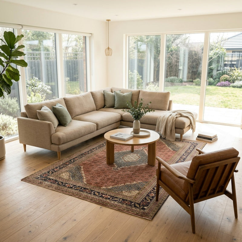 Mashhad Rug 283x194cm - Persian Rugs