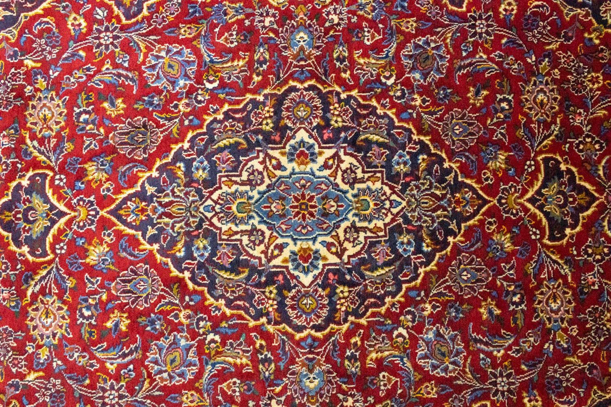 Perser Rug - Keshan - 222 x 138 cm - red