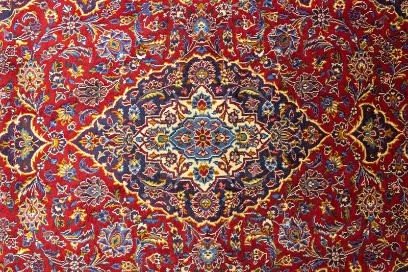 Perser Rug - Keshan - 222 x 138 cm - red