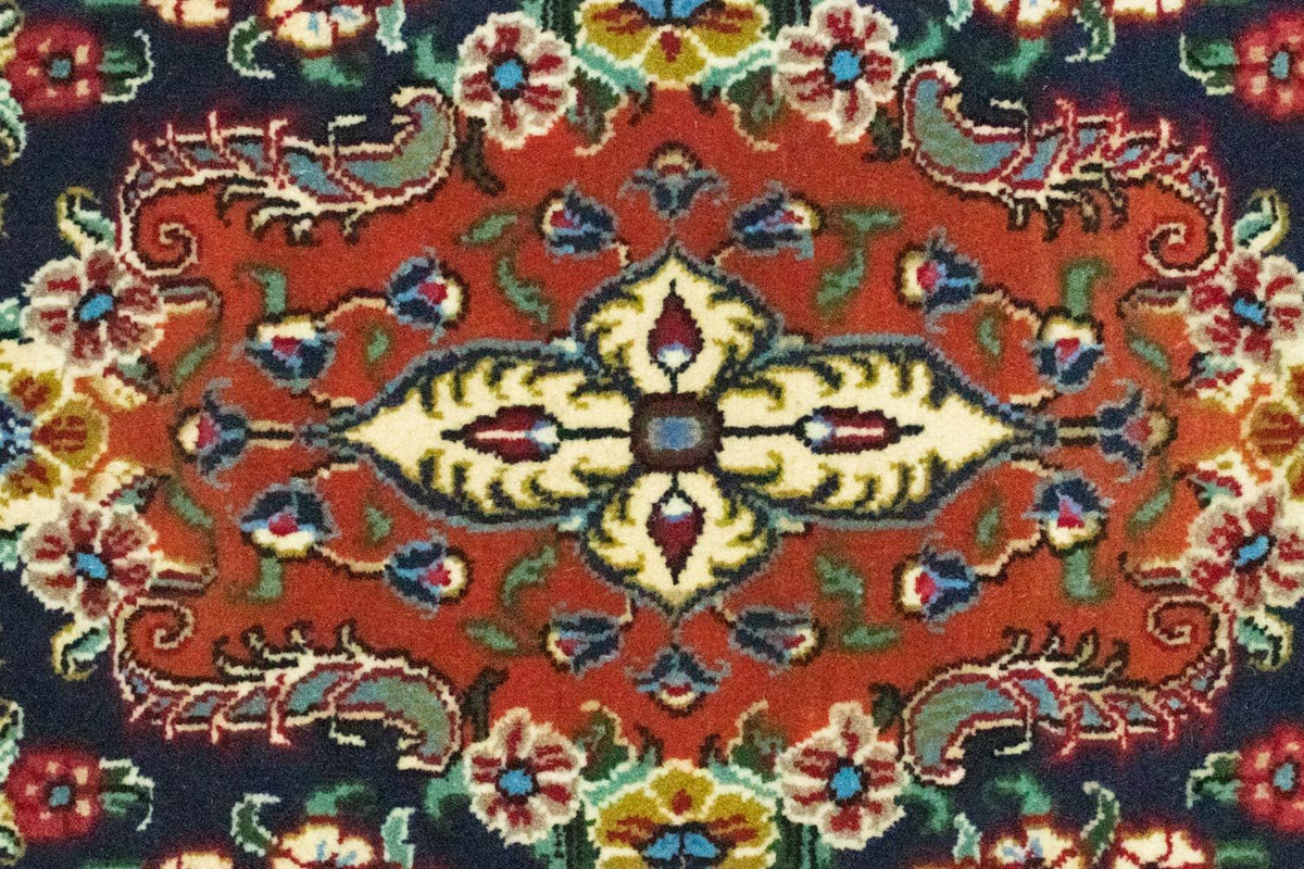 Runner Perser Rug - Ghom - 164 x 51 cm - blue