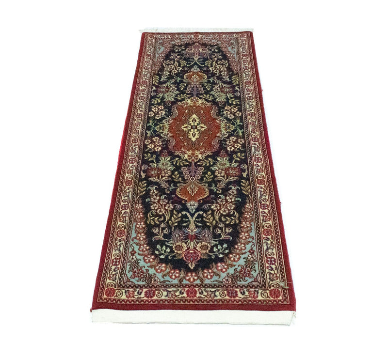 Runner Perser Rug - Ghom - 164 x 51 cm - blue
