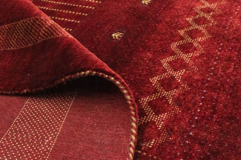 Gabbeh Rug - Indus - 291 x 204 cm - red
