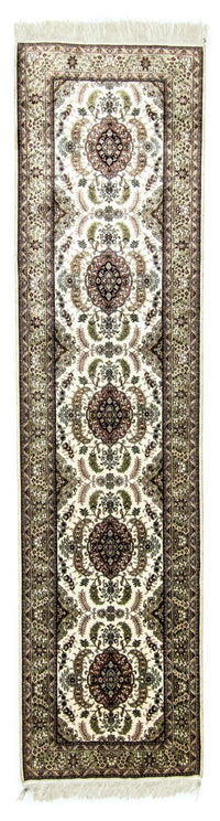 Runner Oriental Rug - Hereke - 305 x 76 cm - beige