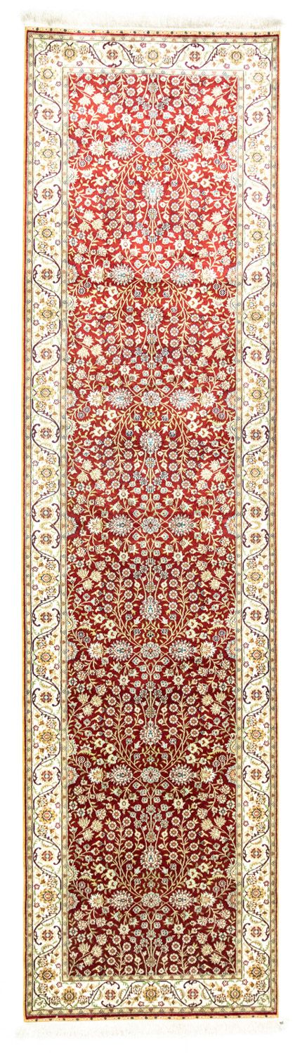 Runner Oriental Rug - Hereke - 300 x 78 cm - red