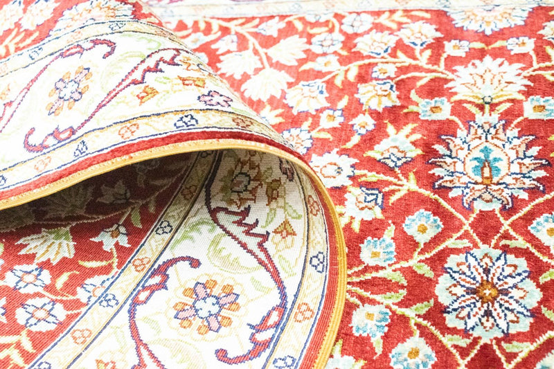 Runner Oriental Rug - Hereke - 300 x 78 cm - red