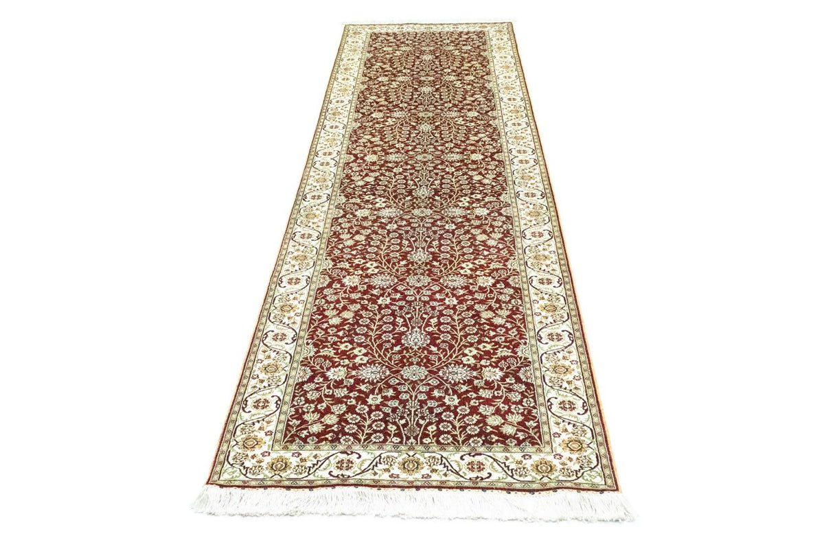Runner Oriental Rug - Hereke - 300 x 78 cm - red