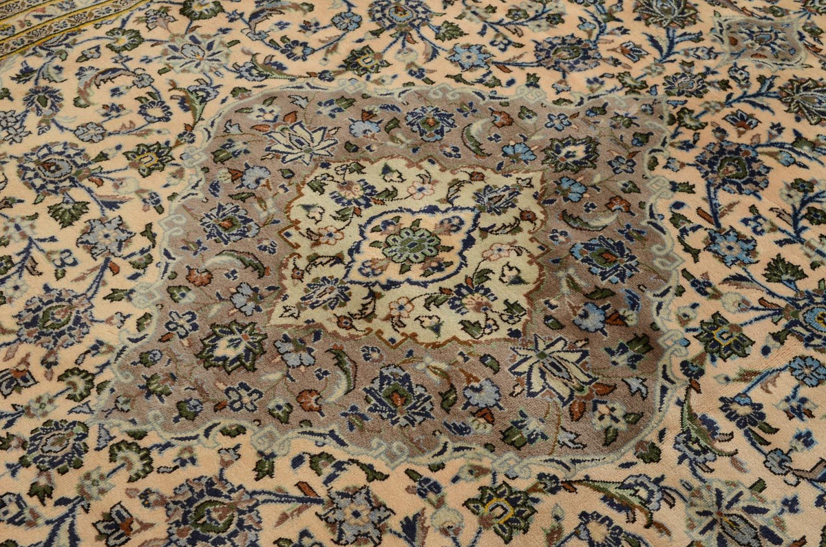 Perser Rug - Keshan - 341 x 237 cm - beige