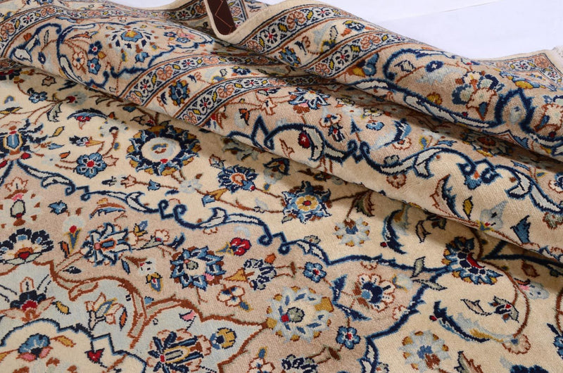 Perser Rug - Keshan - 379 x 241 cm - beige