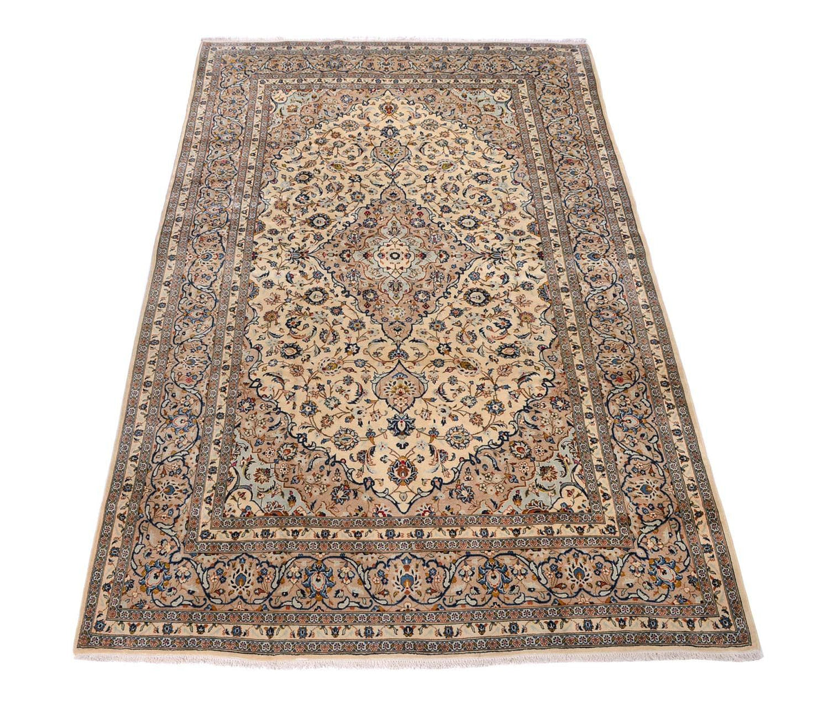 Perser Rug - Keshan - 379 x 241 cm - beige