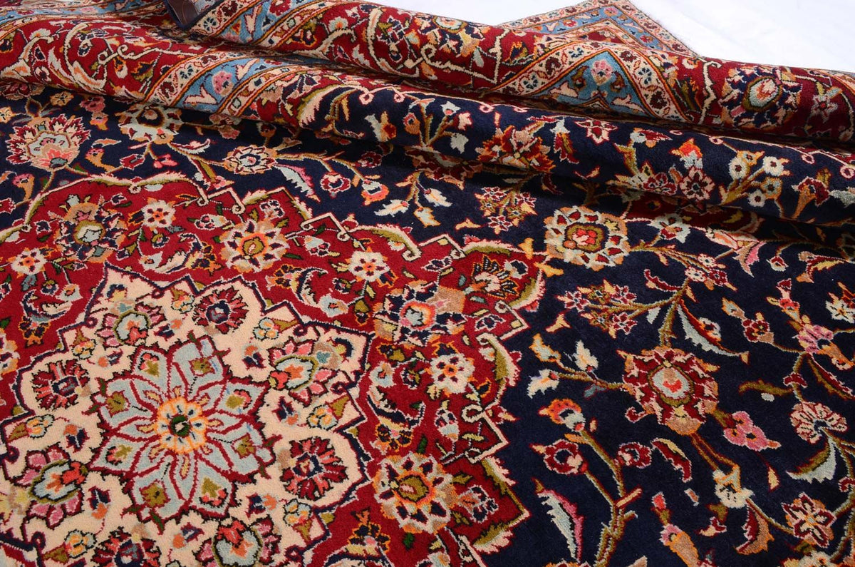 Perser Rug - Keshan - 403 x 290 cm - blue