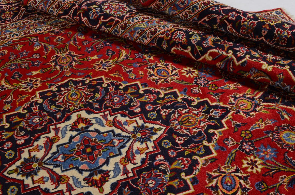 Perser Rug - Keshan - 360 x 242 cm - red