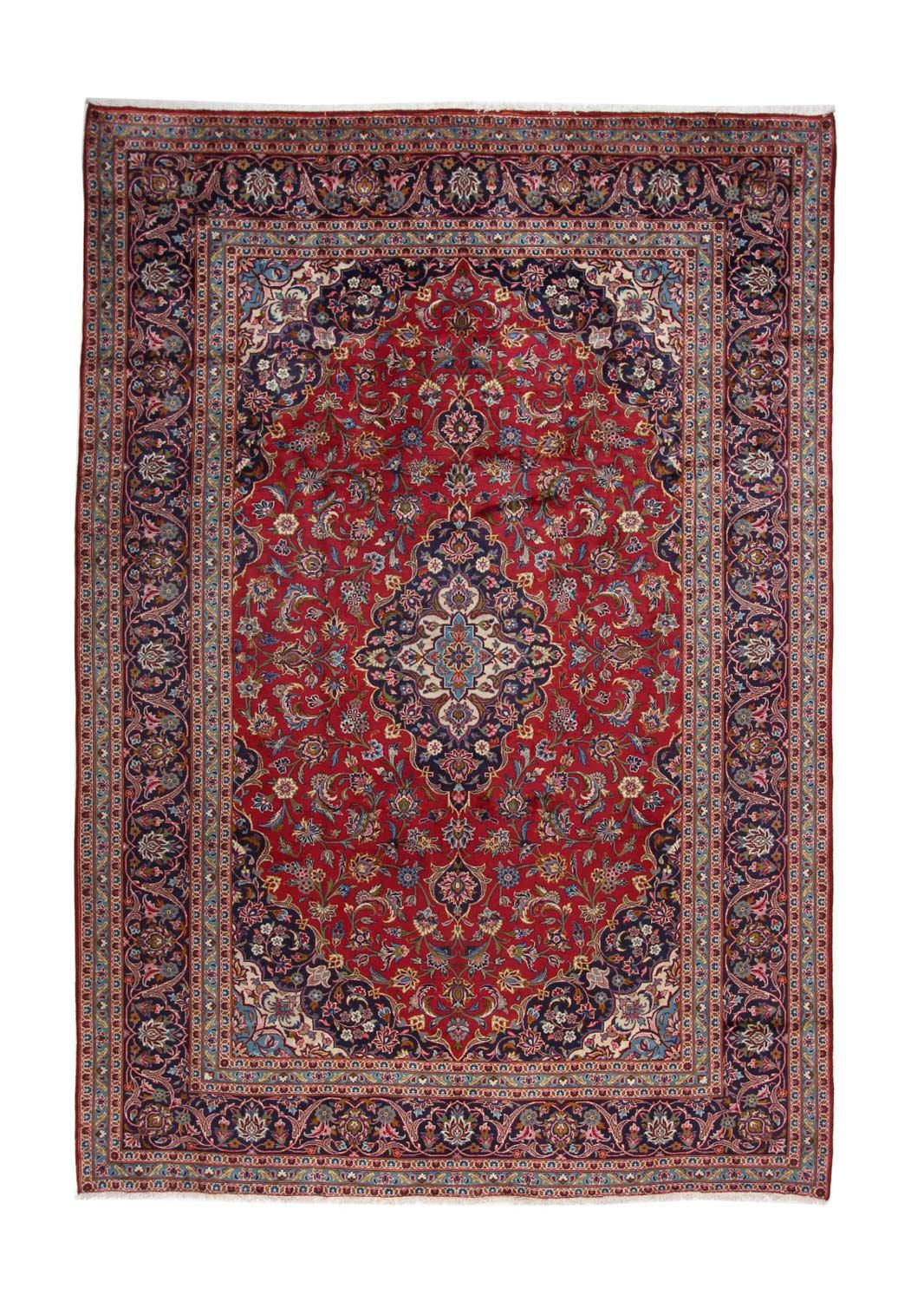 Perser Rug - Keshan - 353 x 244 cm - red