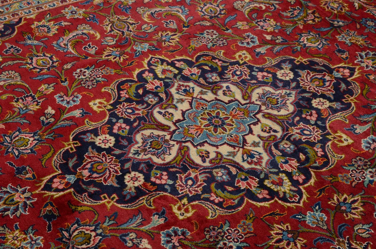 Perser Rug - Keshan - 353 x 244 cm - red