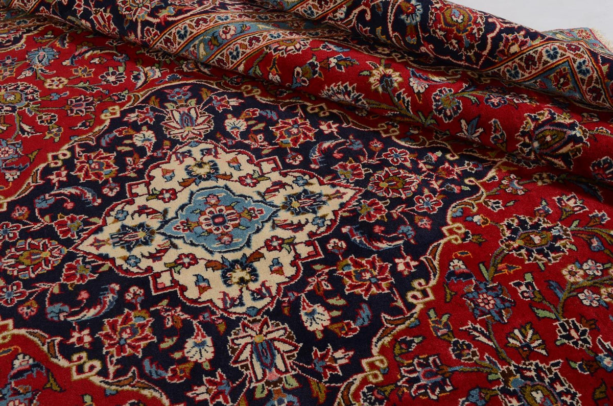 Perser Rug - Keshan - 345 x 237 cm - red