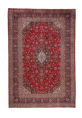 Perser Rug - Keshan - 359 x 242 cm - red
