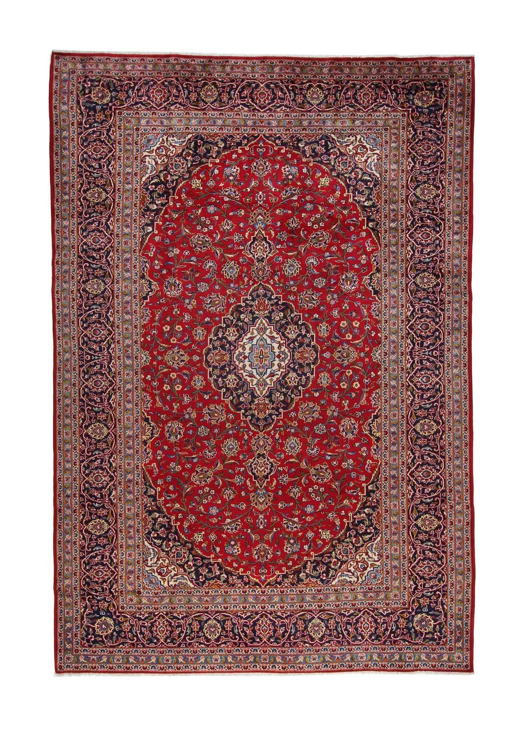 Perser Rug - Keshan - 359 x 242 cm - red