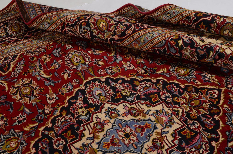 Perser Rug - Keshan - 342 x 251 cm - red
