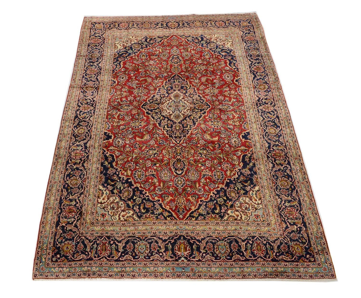 Perser Rug - Keshan - 374 x 251 cm - red