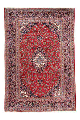 Perser Rug - Keshan - 349 x 239 cm - red