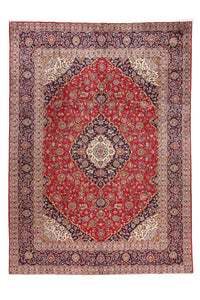 Perser Rug - Keshan - 345 x 254 cm - red