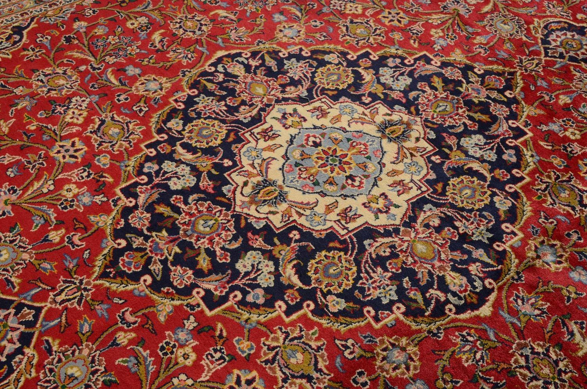 Perser Rug - Keshan - 345 x 254 cm - red