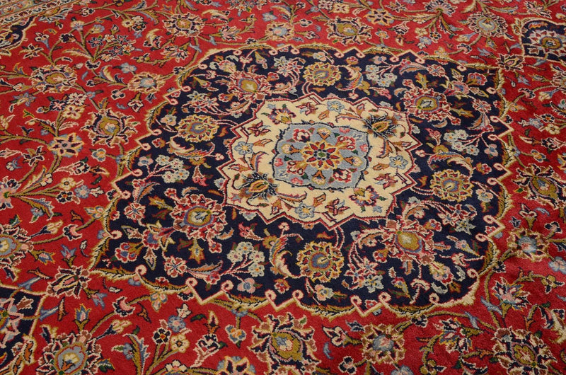 Perser Rug - Keshan - 345 x 254 cm - red
