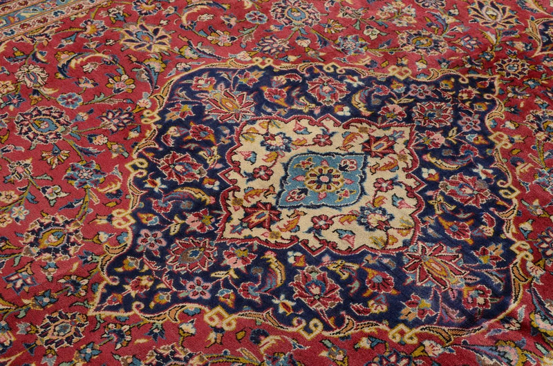 Perser Rug - Keshan - 344 x 243 cm - red