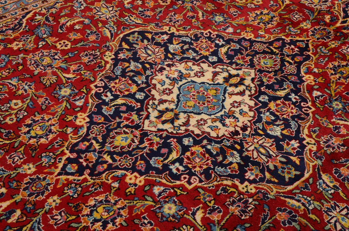 Perser Rug - Keshan - 358 x 246 cm - red