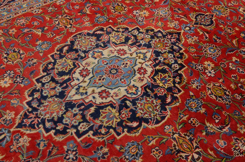 Perser Rug - Keshan - 350 x 242 cm - red