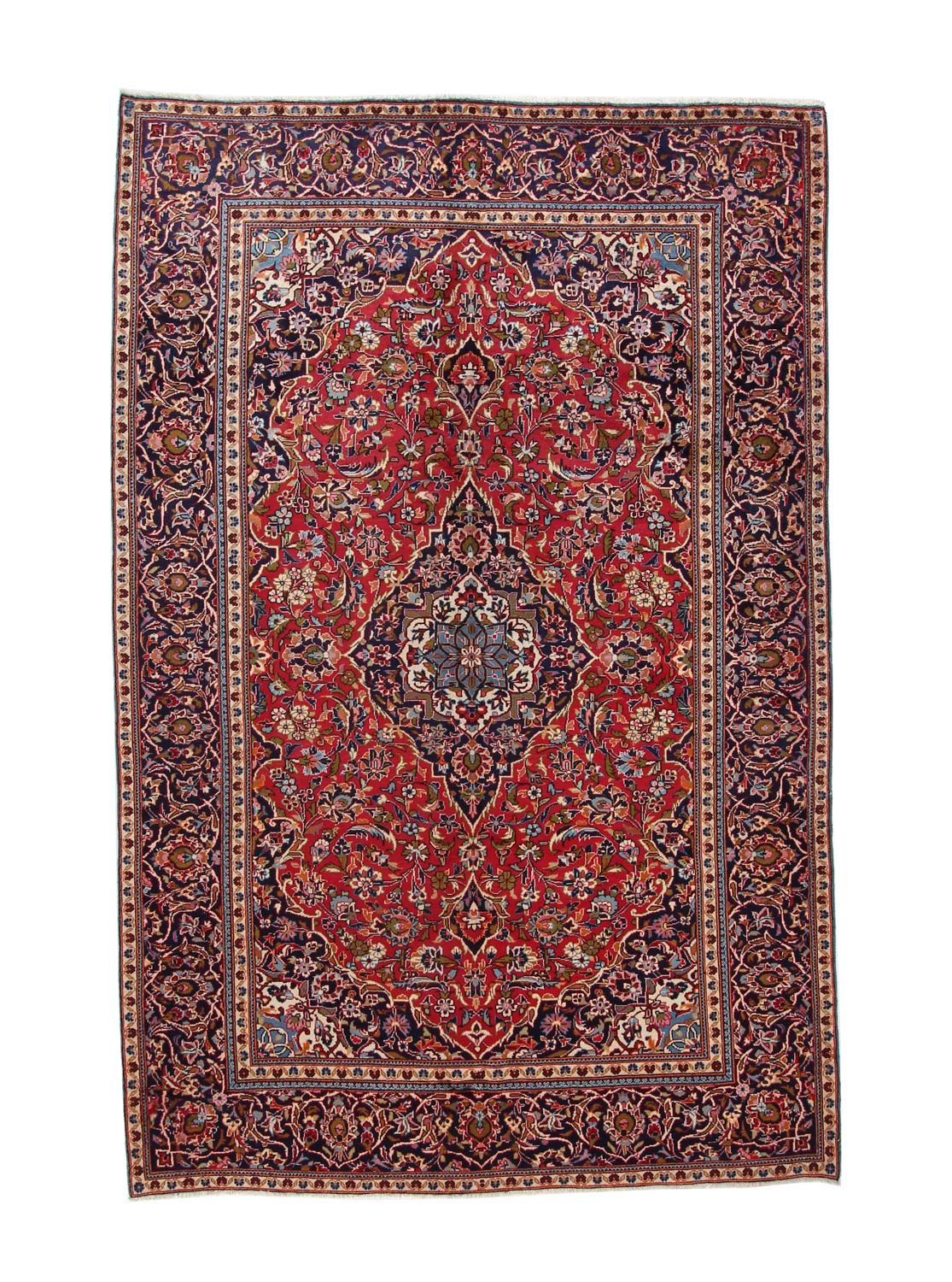 Perser Rug - Keshan - 295 x 192 cm - red
