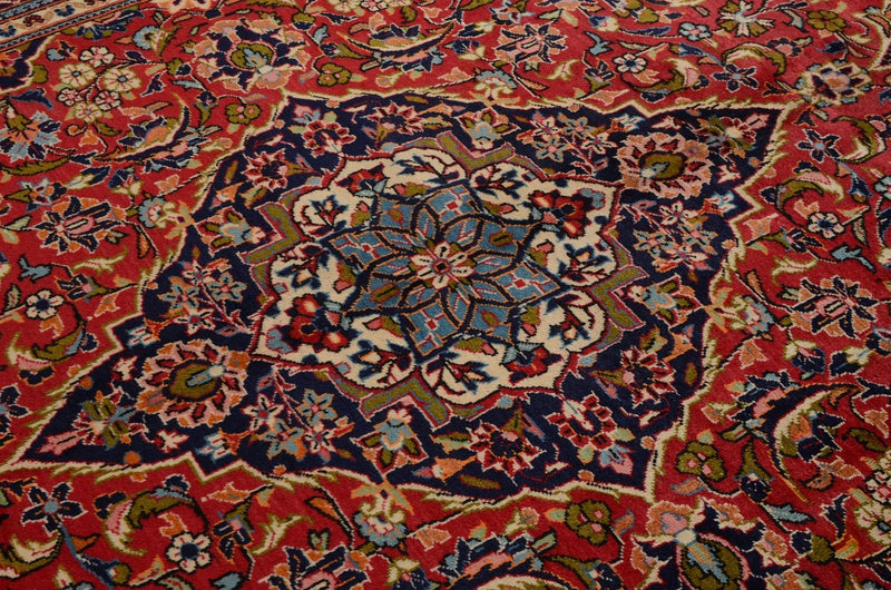 Perser Rug - Keshan - 295 x 192 cm - red
