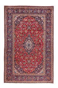 Perser Rug - Keshan - 305 x 198 cm - red
