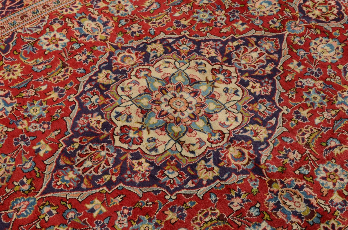Perser Rug - Keshan - 315 x 197 cm - red