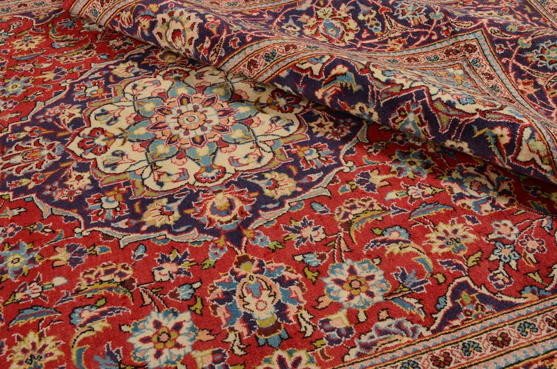 Perser Rug - Keshan - 315 x 197 cm - red