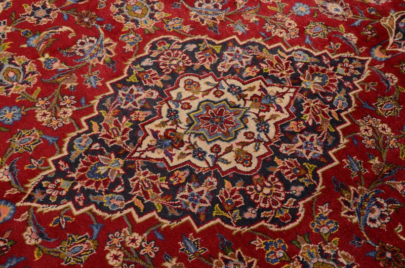 Perser Rug - Keshan - 300 x 199 cm - red
