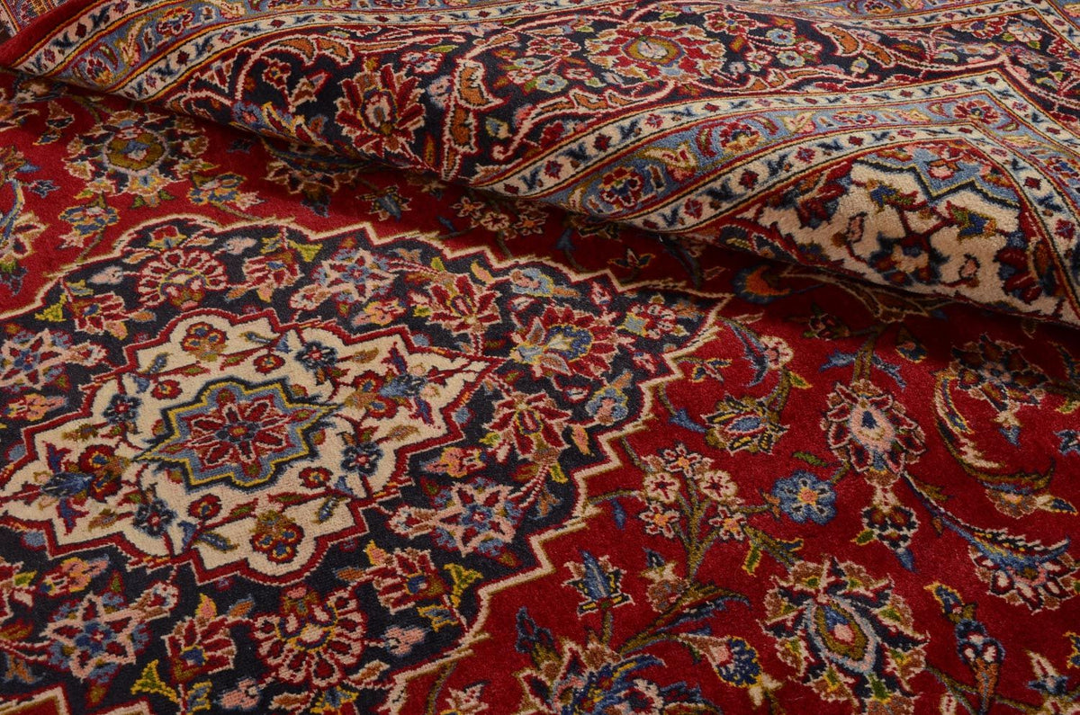 Perser Rug - Keshan - 300 x 199 cm - red