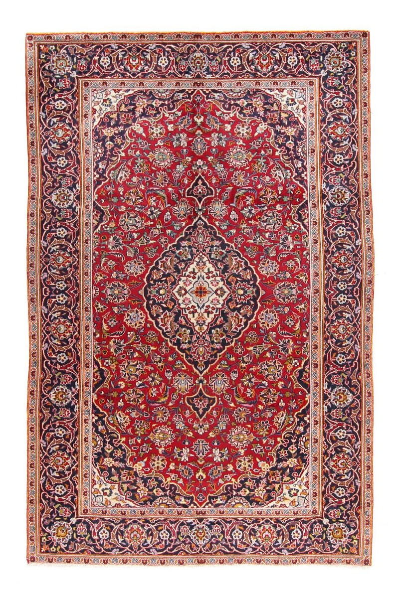 Perser Rug - Keshan - 299 x 194 cm - red