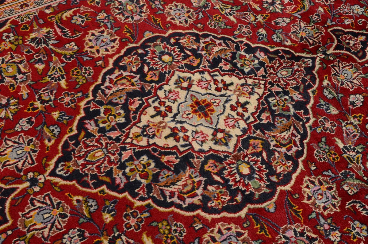 Perser Rug - Keshan - 299 x 194 cm - red