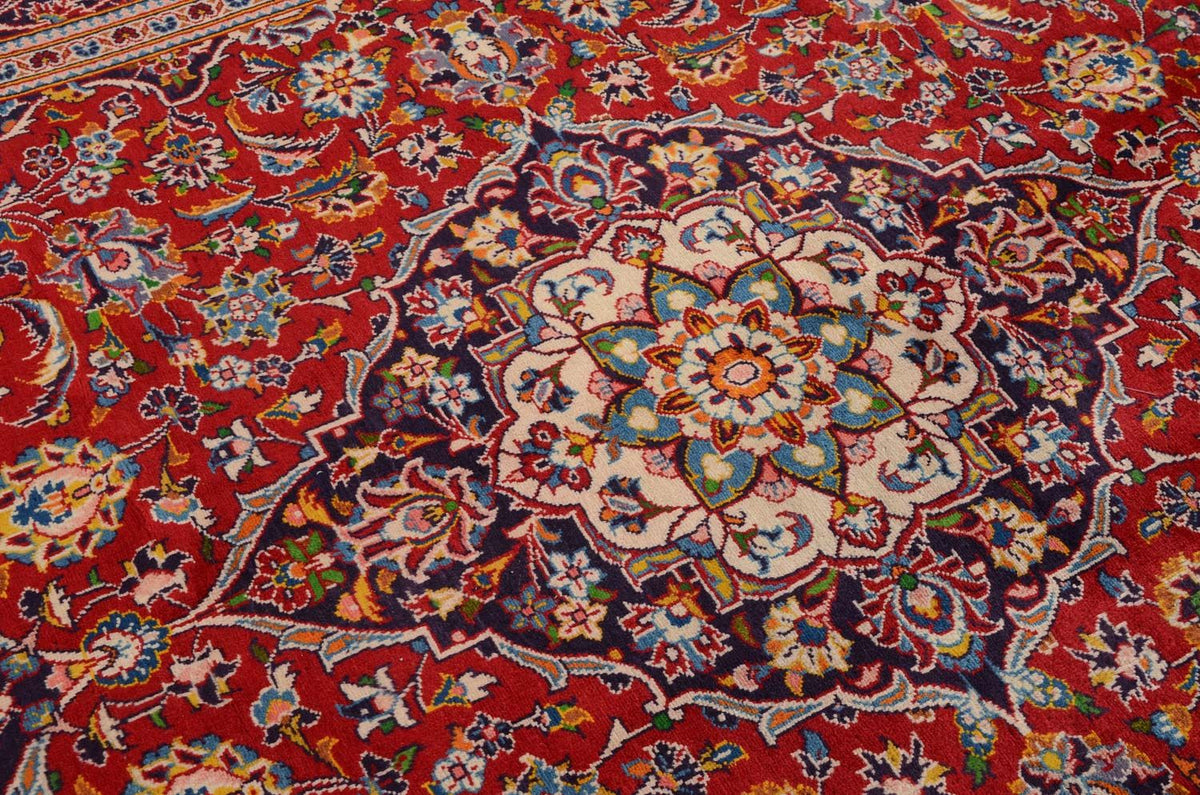 Perser Rug - Keshan - 290 x 195 cm - red