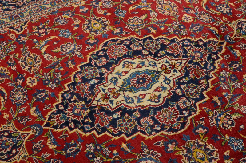 Perser Rug - Keshan - 286 x 194 cm - red