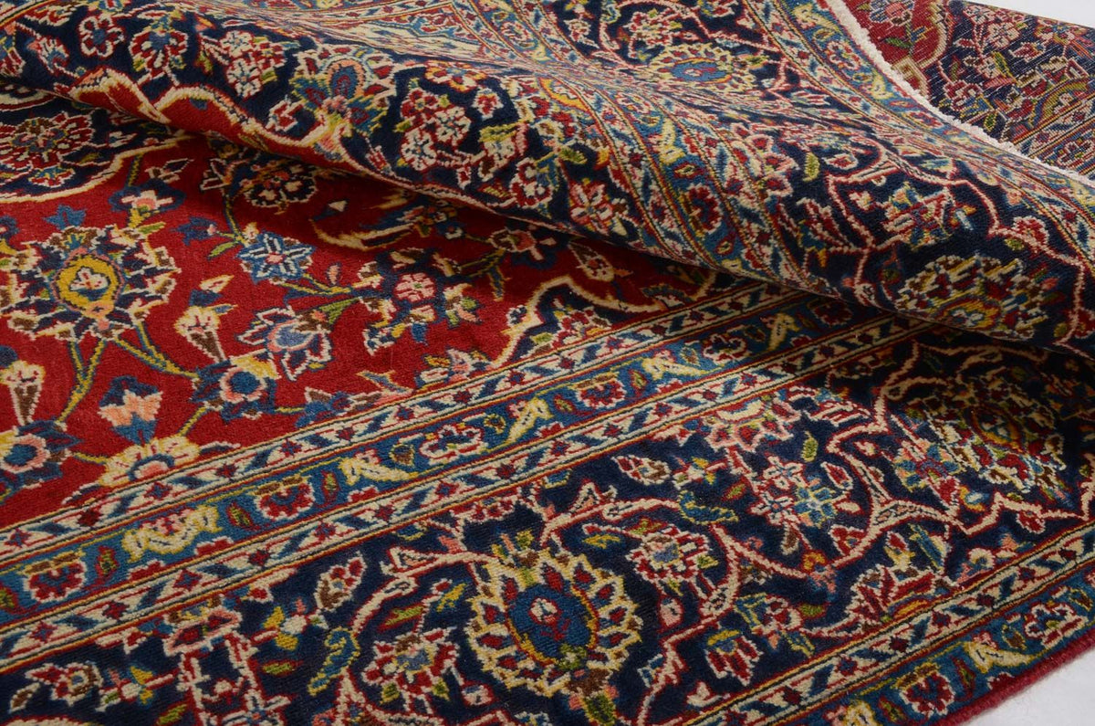 Perser Rug - Keshan - 286 x 194 cm - red