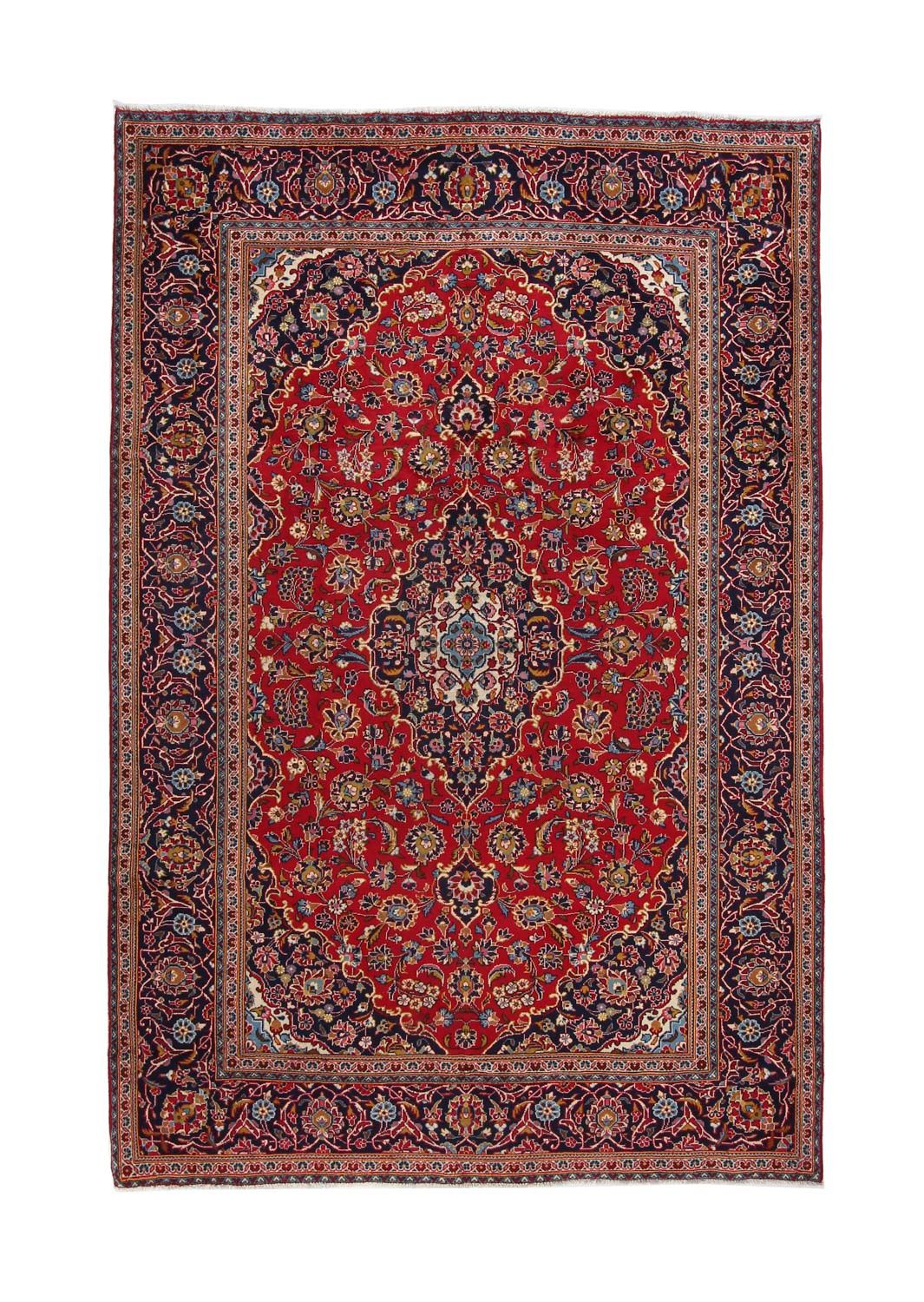 Perser Rug - Keshan - 300 x 200 cm - red