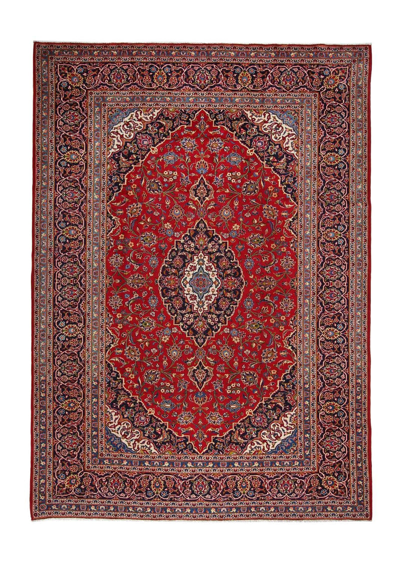 Perser Rug - Keshan - 360 x 255 cm - red