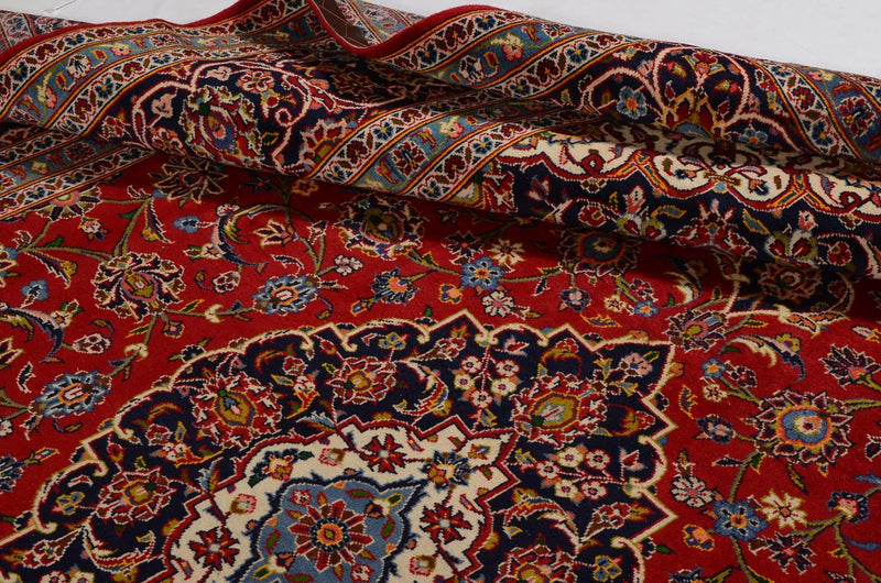 Perser Rug - Keshan - 360 x 255 cm - red