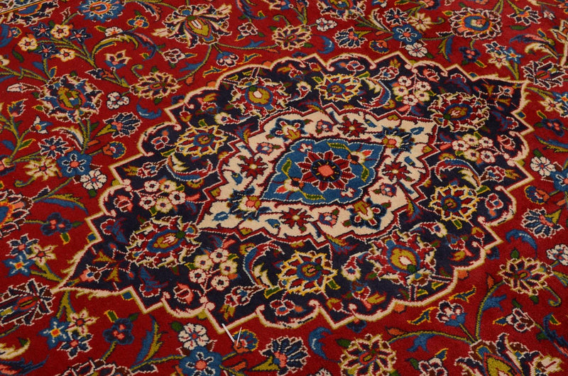 Perser Rug - Keshan - 368 x 247 cm - red