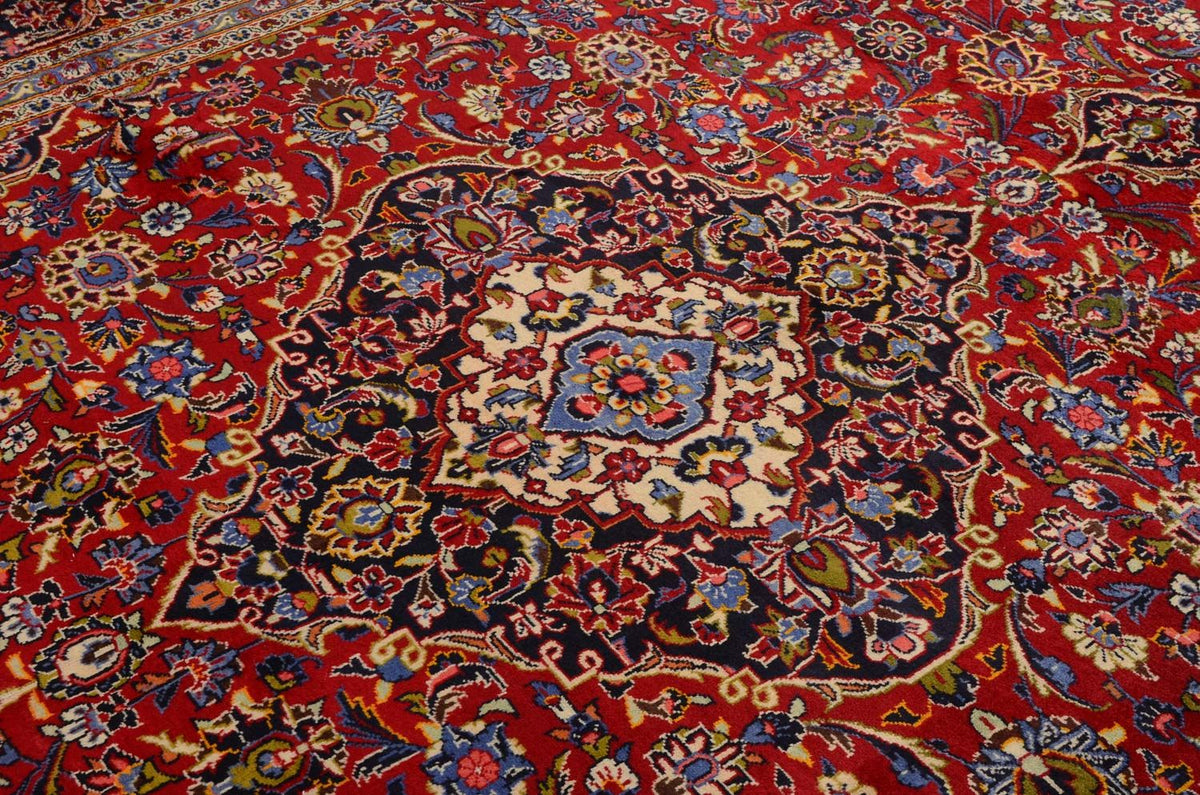 Perser Rug - Keshan - 400 x 291 cm - red